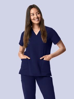 Mandala 6 Pocket Top Navy